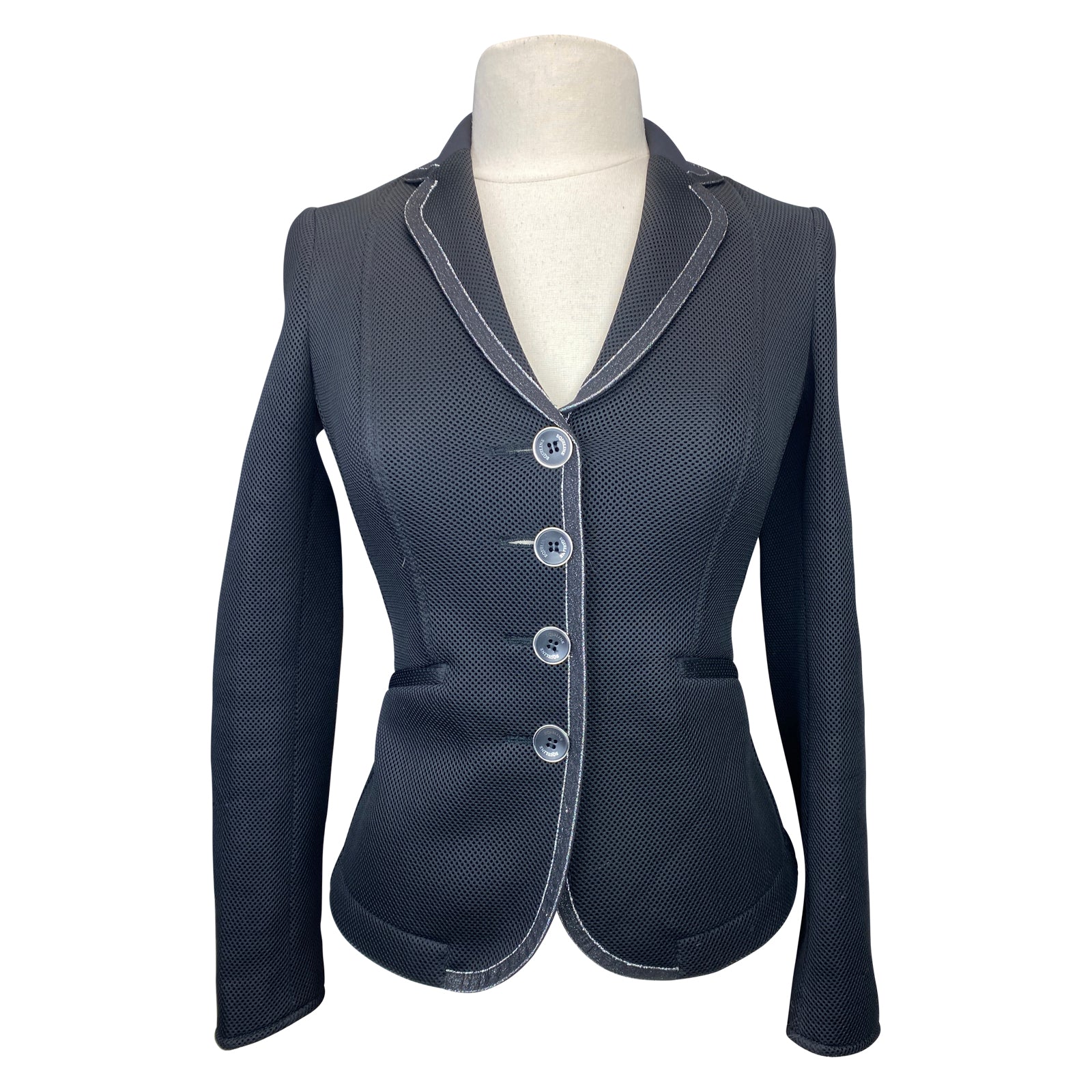 Front of Equiline &#39;Prue&#39; Show Jacket in Black