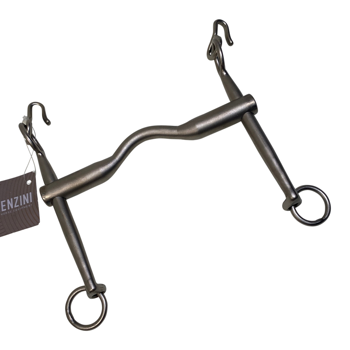 Lorenzini Long Fixed Cheek Weymouth Low Port 16mm Titanium Bit in Titanium 