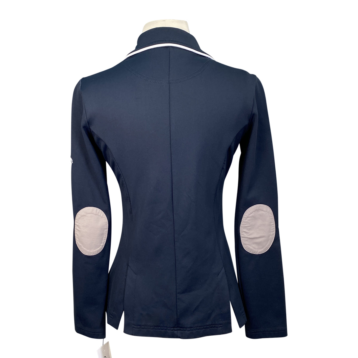 Spooks Competition Jacket in Black/White Piping