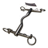 Lorenzini Short Fixed Cheek Weymouth Low Port 16mm Titanium Bit in Titanium - 5.25"