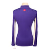 Kastel Denmark 'Charlotte' Merino Wool Shirt in Cobalt/Red