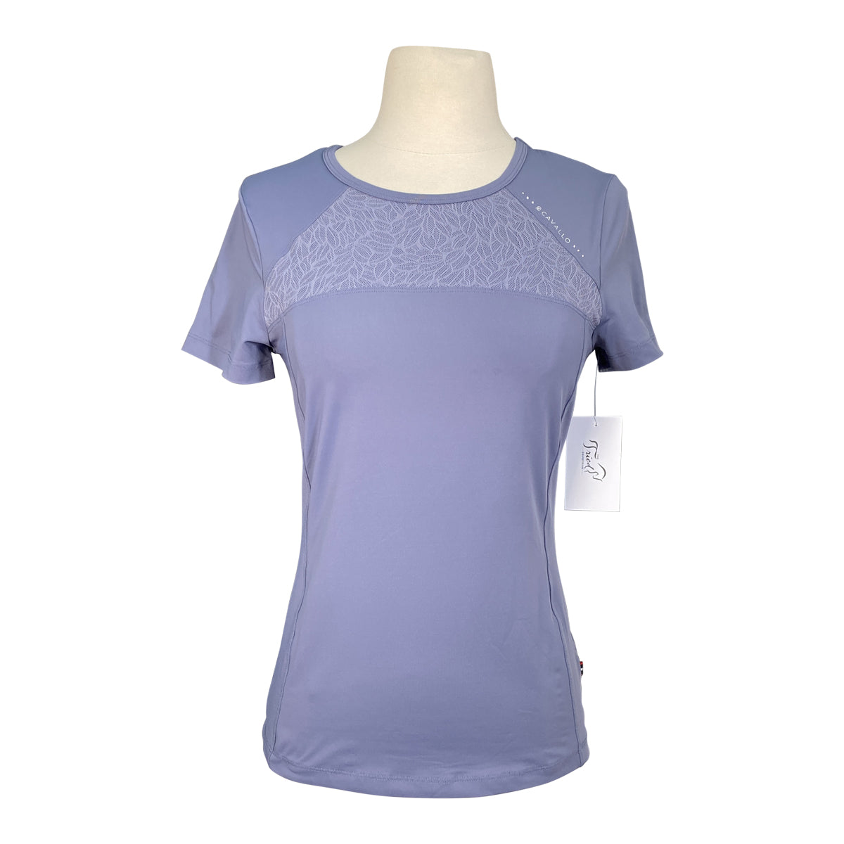 Cavallo Lace Training Shirt in Light Blue 