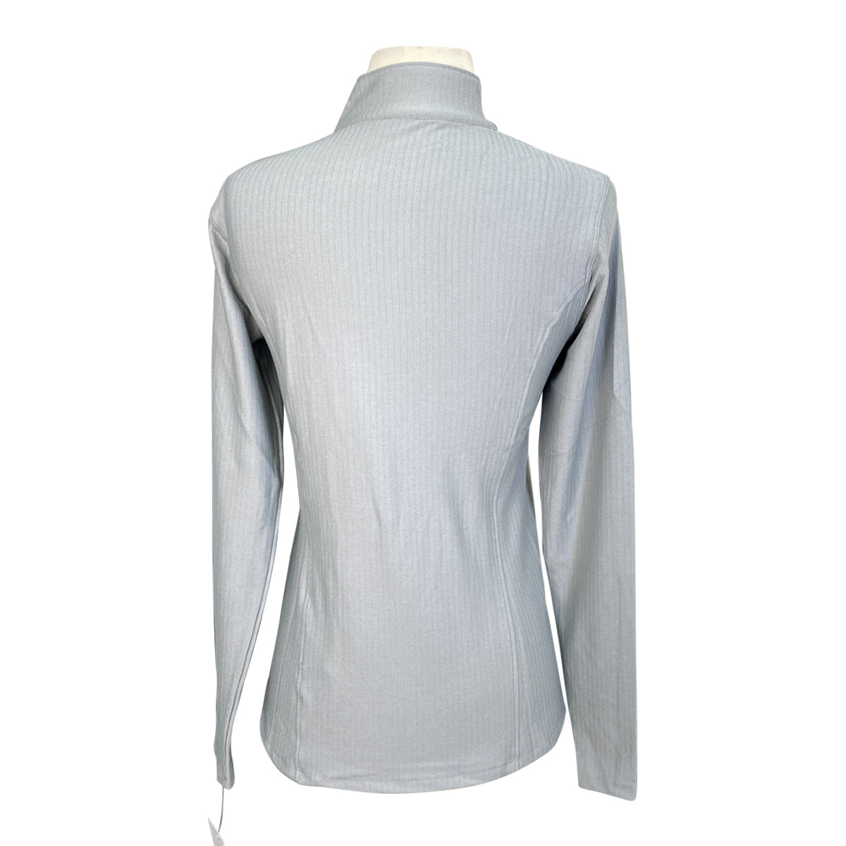 HeatBlast 'Dillon' Long Sleeve Shirt in Grey Herringbone 