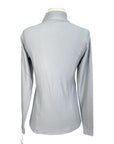 HeatBlast 'Dillon' Long Sleeve Shirt in Grey Herringbone 