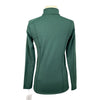 Stride 'Excel' Long Sleeve Shirt in Botanical Green Melange 