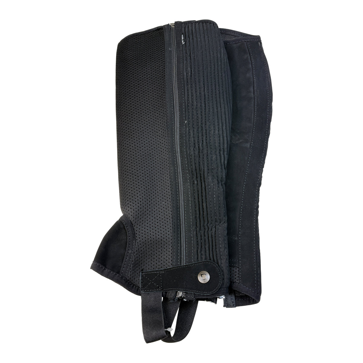 Dublin Easy-Care Mesh Ventilated Half Chaps in Black