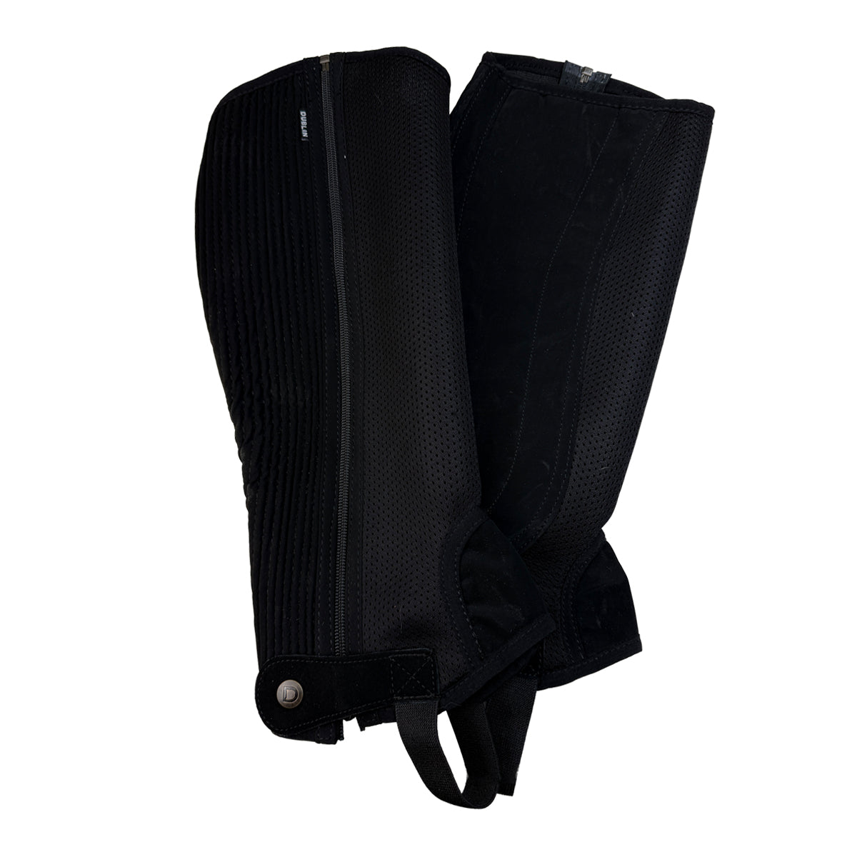 Dublin Easy-Care Mesh Ventilated Half Chaps in Black