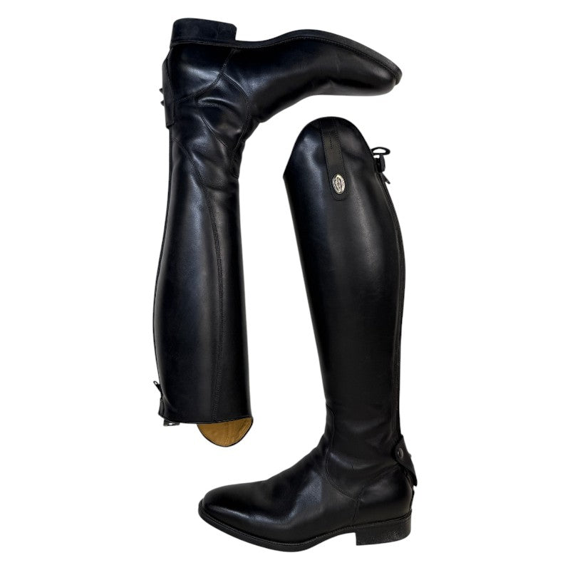 DeNiro Tricolore Amabile Smooth Dress Boots in Black