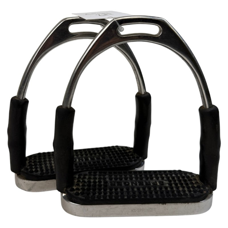 Herm Sprenger 'System-4' Stirrup Irons in Stainless Steel