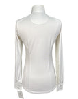 Essex Classics L/S Talent Yarn Show Shirt in White/Butterflies
