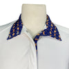 Essex Classics L/S Talent Yarn Show Shirt in White/Butterflies