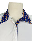 Essex Classics L/S Talent Yarn Show Shirt in White/Butterflies