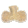Fleeceworks Classic Original Sheepskin Close Contact Pad w/Full Trim in White