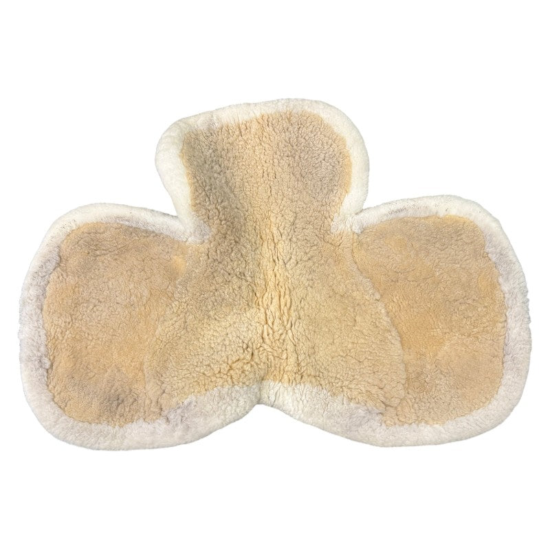 Fleeceworks Classic Original Sheepskin Close Contact Pad w/Full Trim in White
