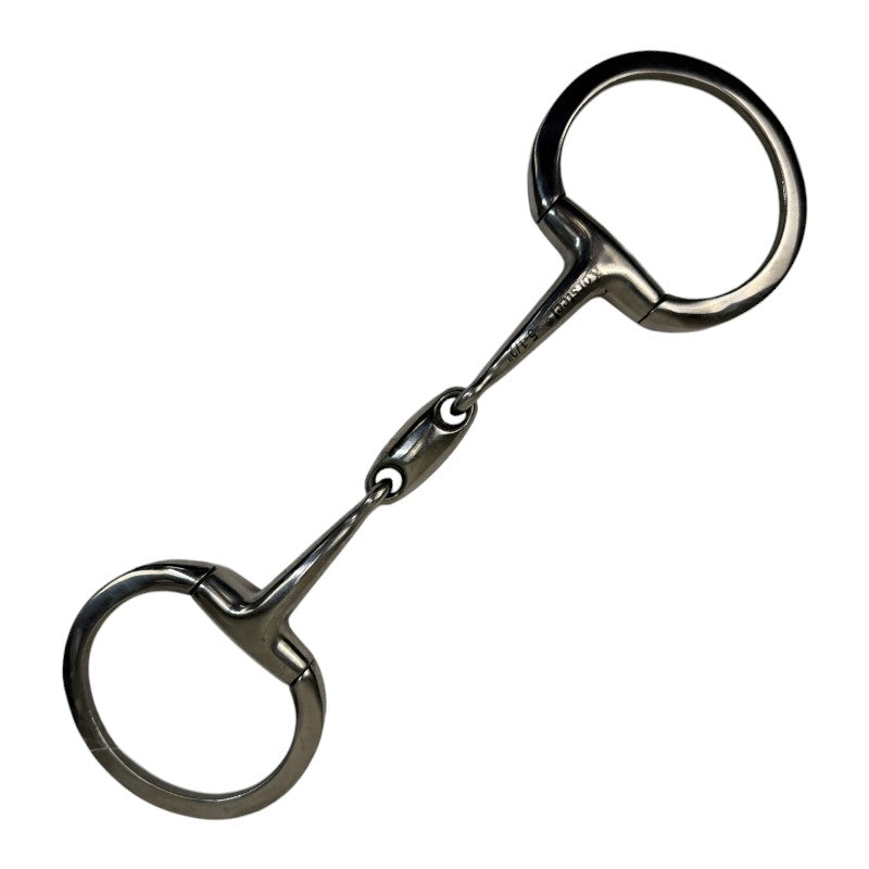Korsteel Lozenge Link Eggbutt Snaffle Bit in Stainless Steel