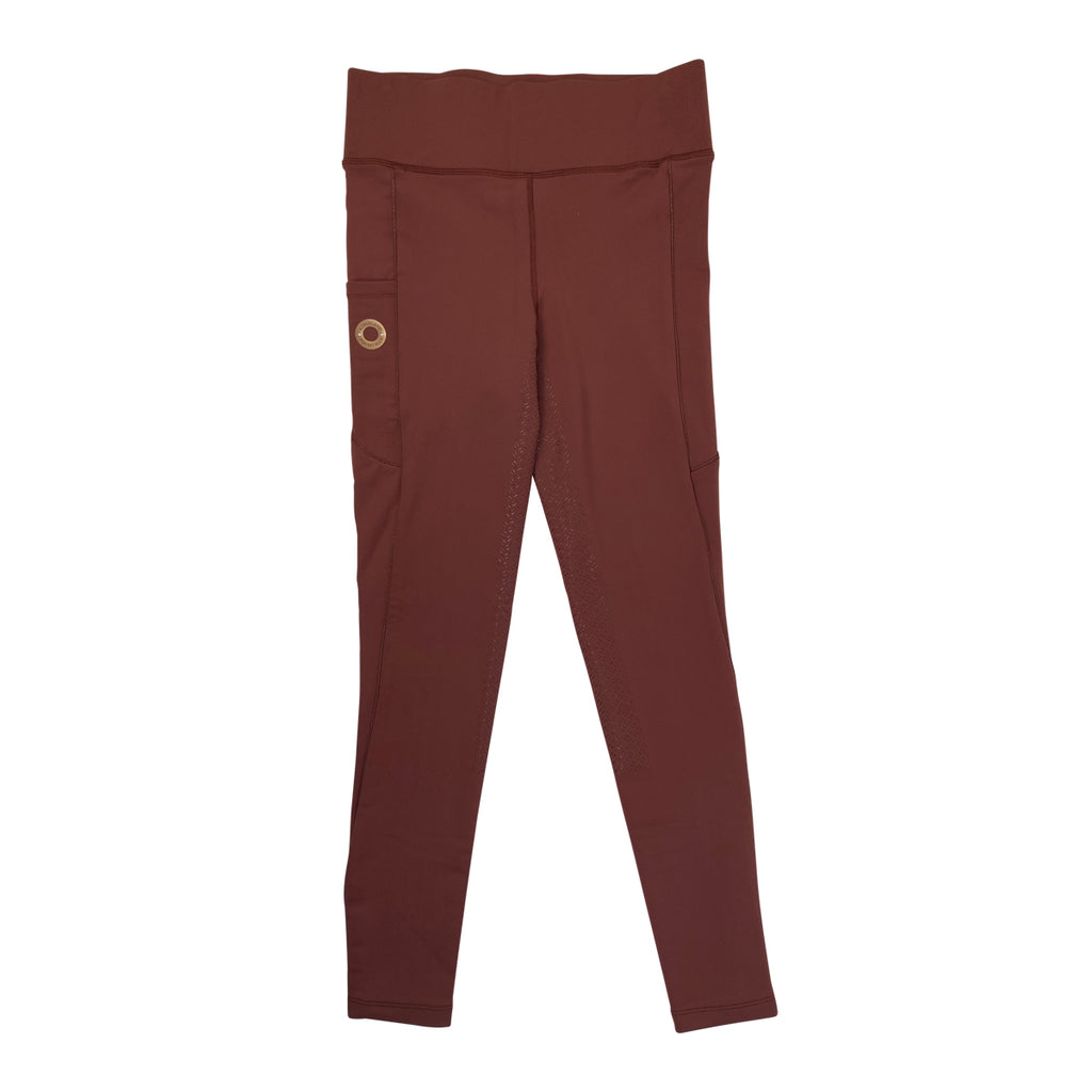 Kingsland 'Katinka' W F-Tec2 Full Grip Tights in Bronze - Women's Small