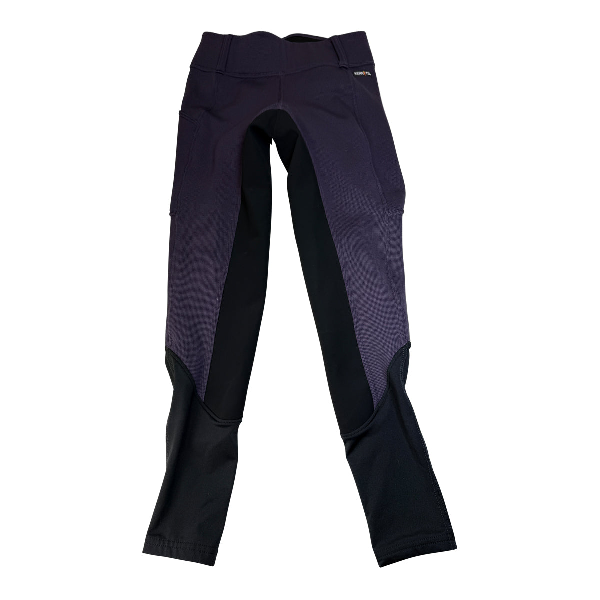 Kerrits Sit Tight Windpro Tights in Purple Microcheck