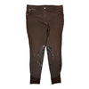 Schockemöhle 'Libra' Grip Knee Patch Breech in Chocolate