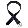 Tailored Sportsman Quilted Leather 'C' Belt in Tailored Sportsman