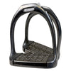 Equi Wing Aluminum Stirrups w/ Cheese Grater Pads in Stainless Steel