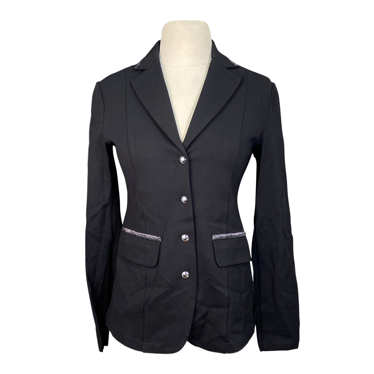 Horze 'Nova' Show Coat in Black 
