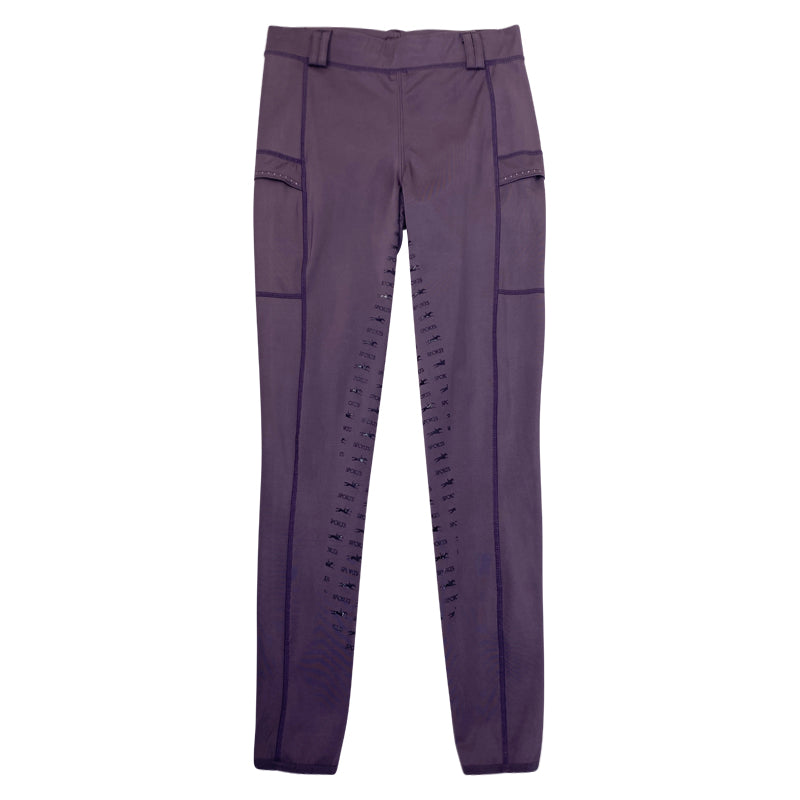Schockemöhle 'Air Pocket' Riding Tights in Grape