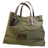 Rebecca Ray Equestrian Racing Tote in Hunter/Brown