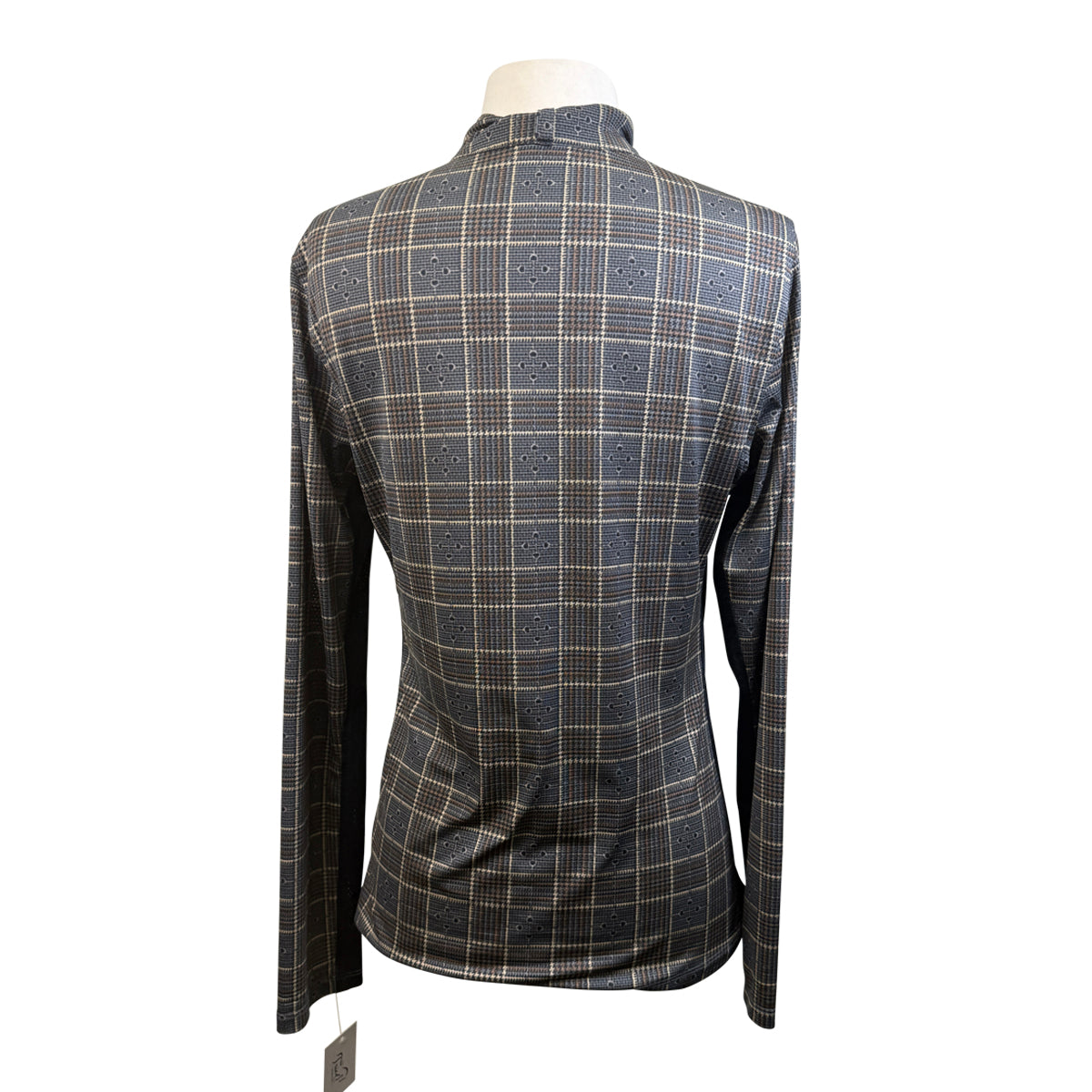 Kerrits 'Ice Fil Lite' Long Sleeve Sun Shirt in Neutral Plaid