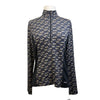 Kerrits 'Ice Fil Lite' Long Sleeve Sun Shirt in Neutral Running Horses