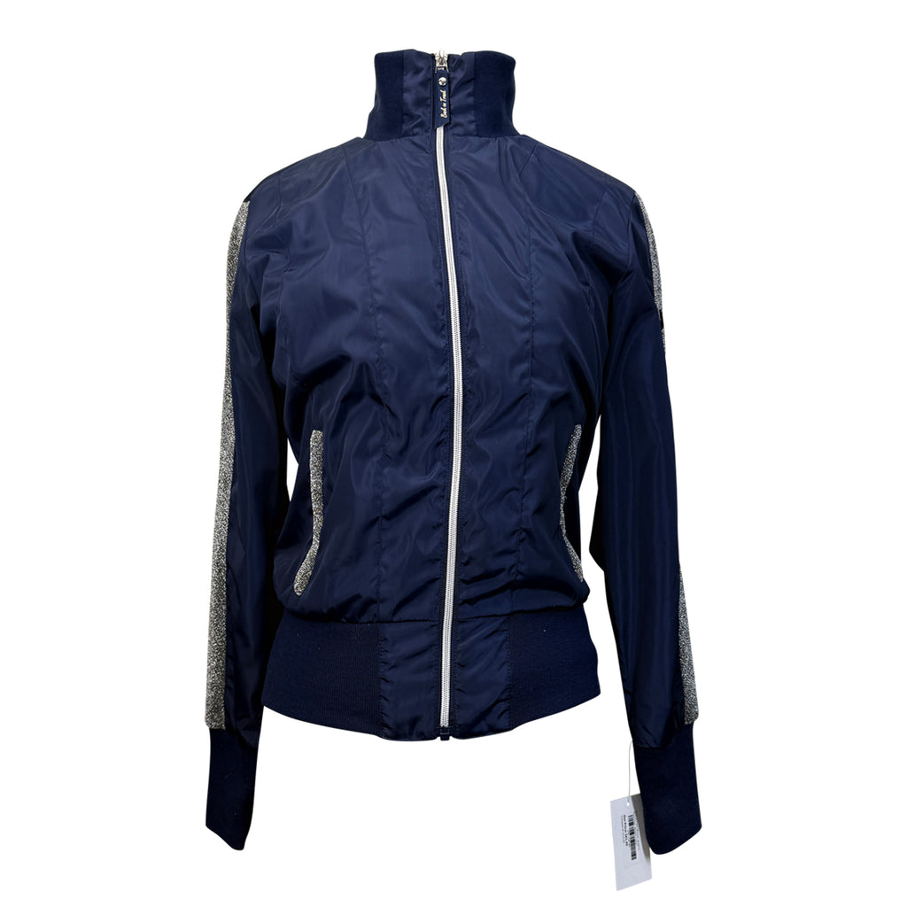 Back on Track 'Monroe' Jacket in Navy/Silver 