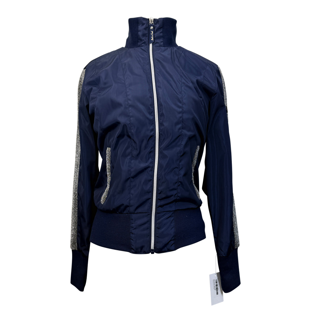 Back on Track 'Monroe' Jacket in Navy/Silver 