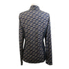 Kerrits 'Ice Fil Lite' Long Sleeve Sun Shirt in Neutral Running Horses