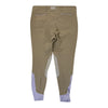 Dover Saddlery 'Wellesley' Piped Knee Patch Breech in Tan/Lavender