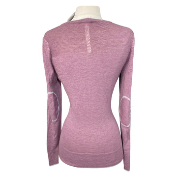 RJ Classics 'Natalie' V-Neck Sweater in Dusky Orchid