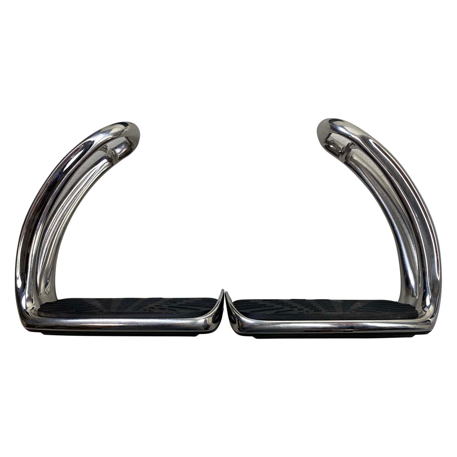 Ophena S Magnetic Safety Stirrups in Black/Silver 