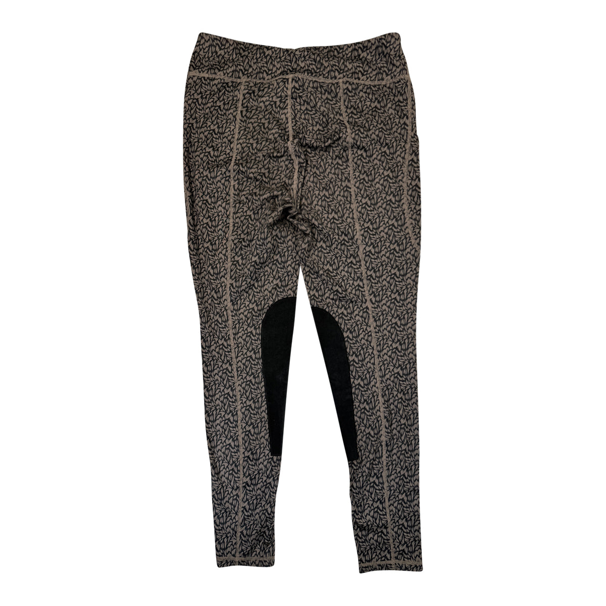 Kerrits &#39;Flow Rise&#39; Knee Patch Tights in Black/Brown