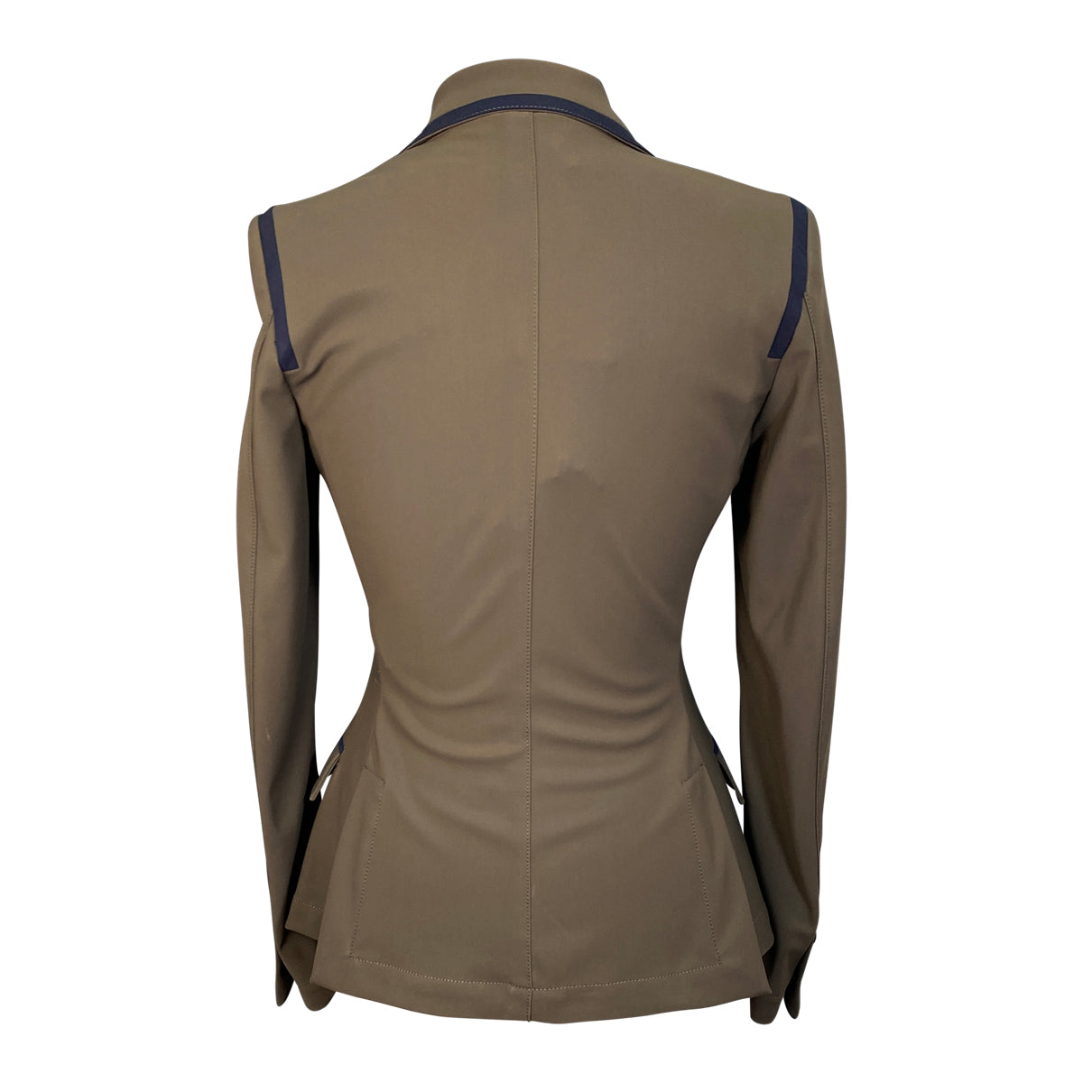 Cavalleria Toscana Riding Jacket w/Micro Print Lining in Olive Brown