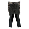 Kerrits 'Flow Rise' Knee Patch Tights in Black/Floral