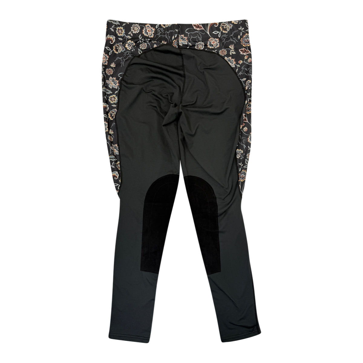 Kerrits &#39;Flow Rise&#39; Knee Patch Tights in Black/Floral