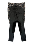 Kerrits 'Flow Rise' Knee Patch Tights in Black/Floral