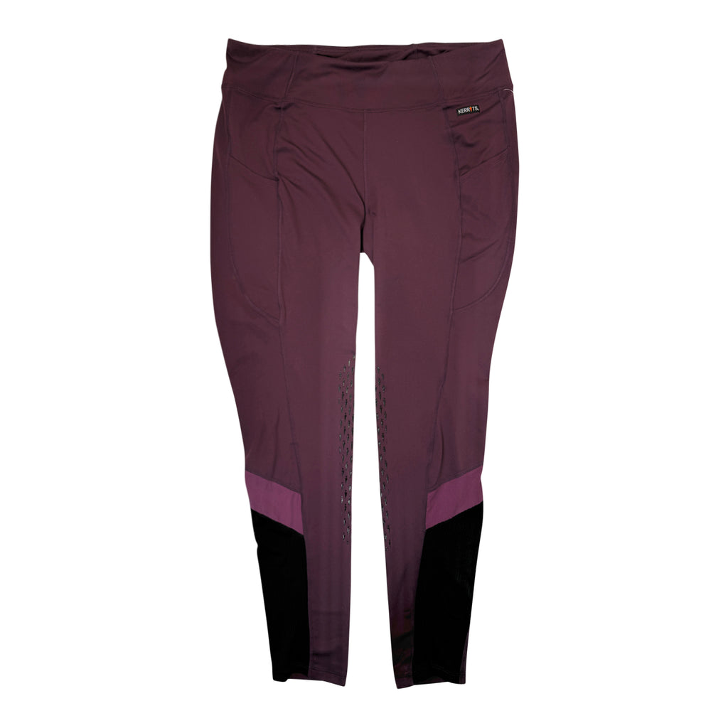 Kerrits 'Freestyle' Knee Grip Pocket Tight in Purple