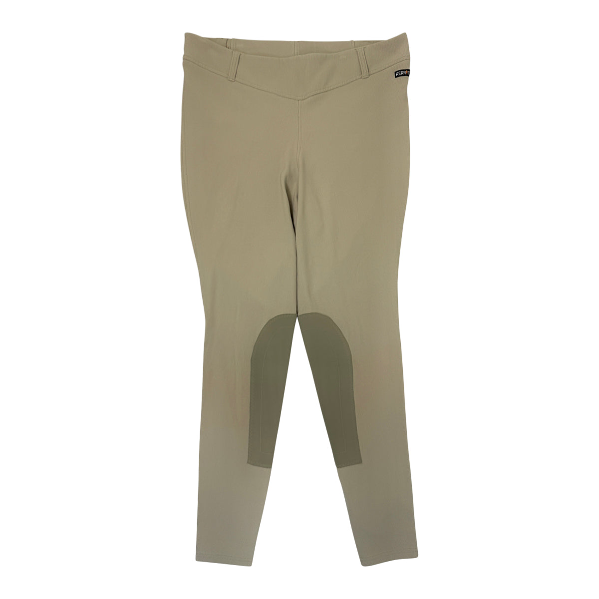 Kerrits Microcord Knee Patch Tights in Tan