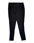 Equestrian Stockholm 'Jump Movement' Knee Patch Riding Tights in All Black