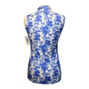 Dapplebay Toile Zip Riding Top in Blue/White