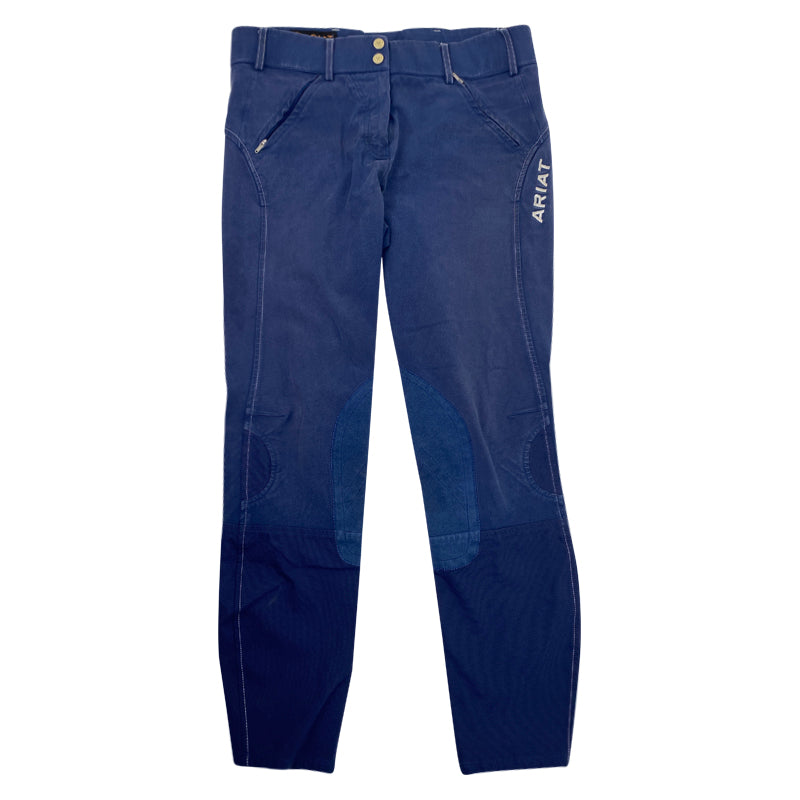 Ariat 'Prix' Knee Patch Breeches in Baltic 
