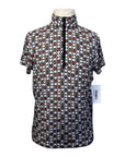Kerrits Ice Fil Short Sleeve in Mosaic  - Children's Large
