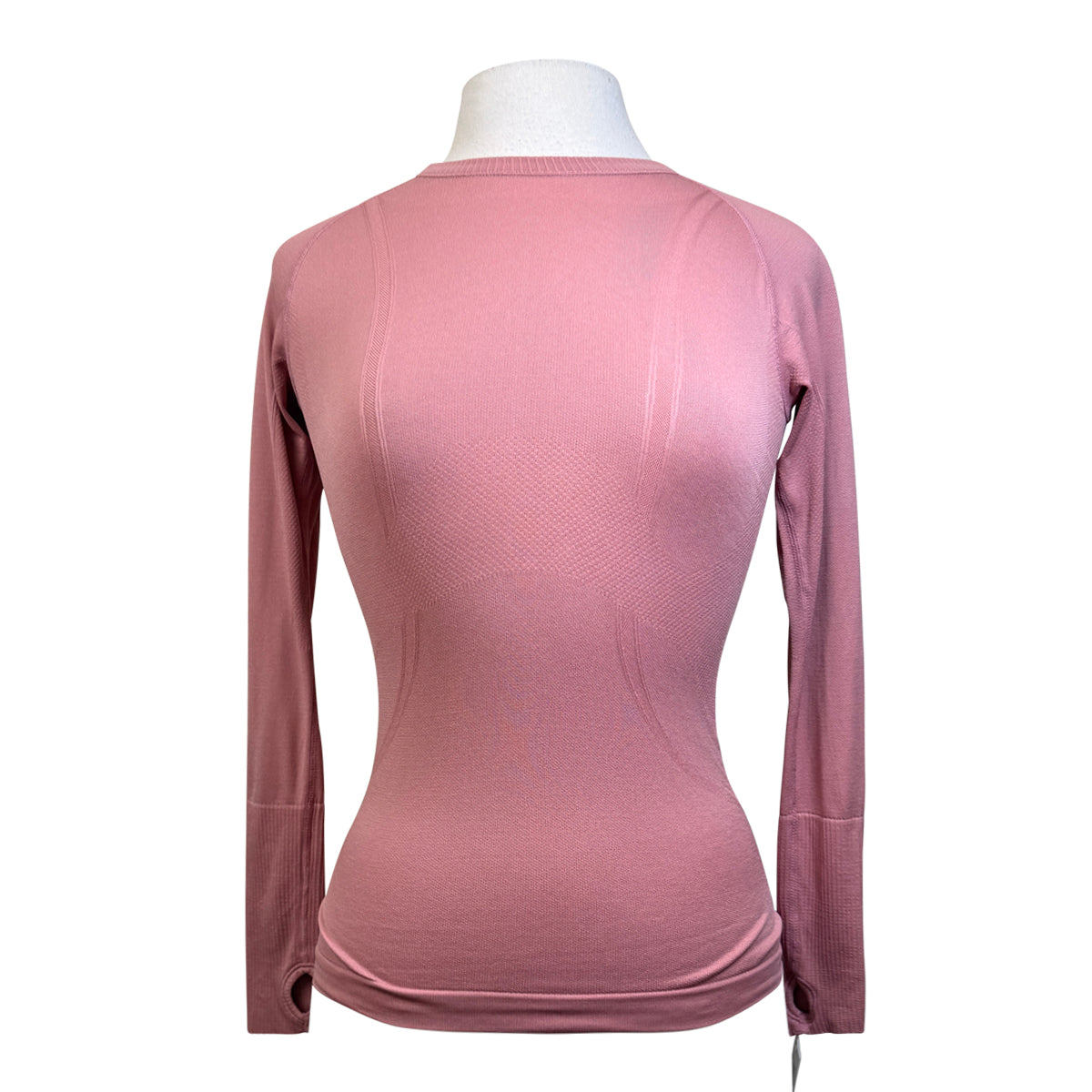 Riviera 'Chelsea' Long Sleeve Compression Top in Dusty Rose