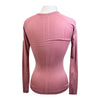 Riviera 'Chelsea' Long Sleeve Compression Top in Dusty Rose