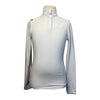 Penelope Bruges Long Sleeve Polo  in White - Children's 12 (Kids Large)