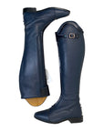 HKM 'Trinity' Tall Boots in Navy/Black Piping 